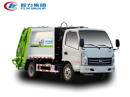 国六凯马蓝牌压缩垃圾车