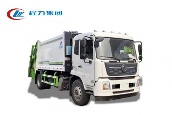 东风天锦14方压缩垃圾车