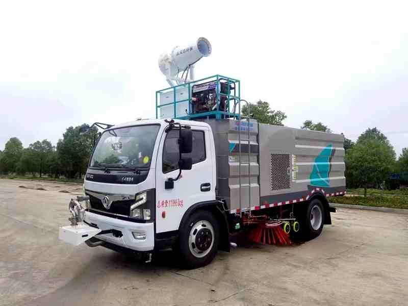 东风洗扫车 扫路车 道路清扫车 冲洗两用清扫车