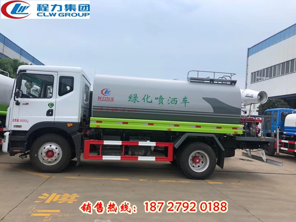 国六东风14吨洒水车