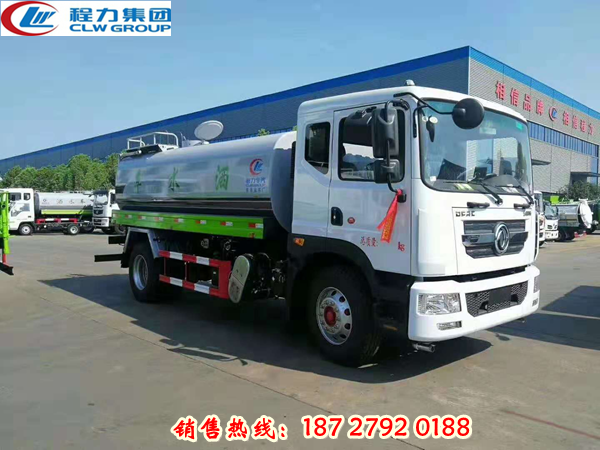 国六东风14吨洒水车