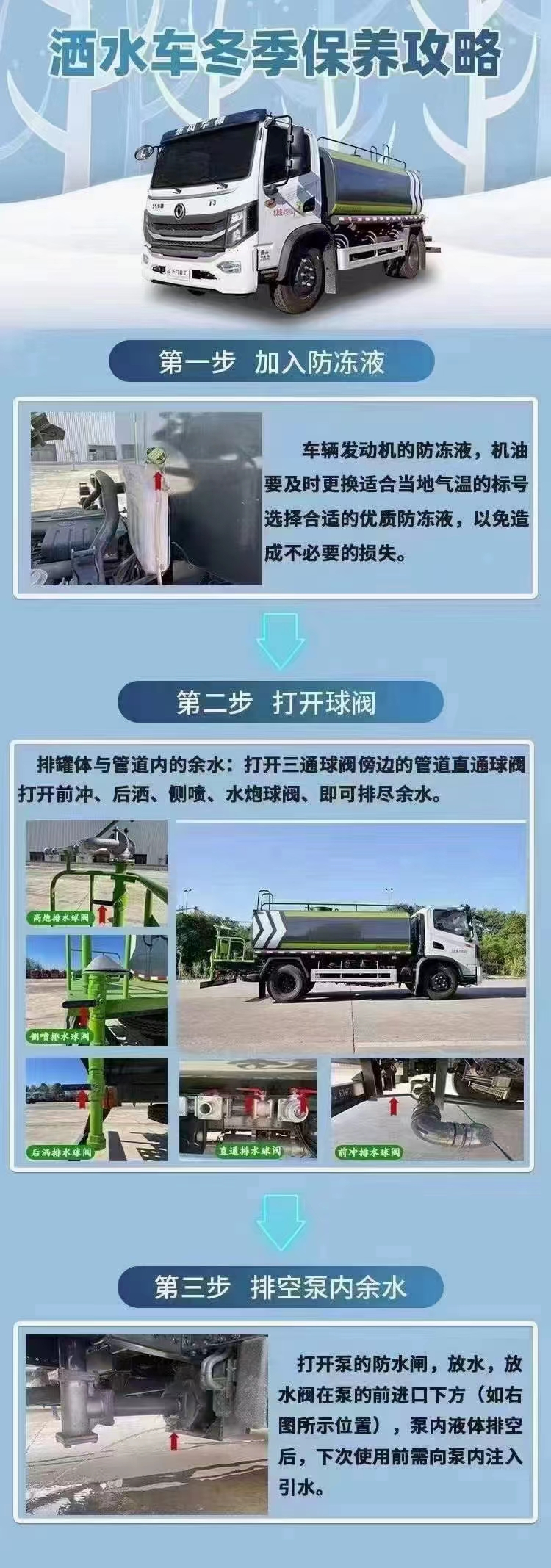 洒水车冬季保养办法